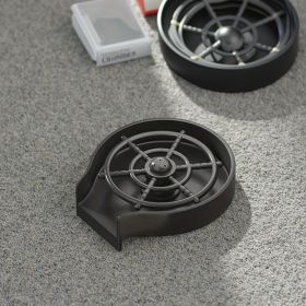 "Auto-Press Cup Cleaner Kit - No Electricity Needed, Durable Plastic for Home/Café/Restaurant"