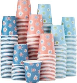 300 Pack 5 oz Paper Cups, Disposable Bathroom Cups, Small Mouthwash Cups, Hot/Cold Beverage Drinking Mini Cup for Party, Picnic, BBQ, Travel (Dai