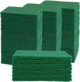 40 Pcs Scouring Pad, Dish Scrubber Scouring Pads,4 x 6 inch Green Reusable Household Scrub Pads for Dishes, Kitchen Scrubbers & Metal Grills