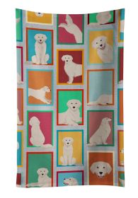 Lots of Cream Golden Retriever Kitchen Towel Dish Cloths Guest Hand Towel Decorative Bathroom Towel for Face,Tea, Dishcloth, Kitchen and Bath